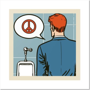 Peace Or Piss  T-shirt Gifts for Dad Gift for Son Posters and Art